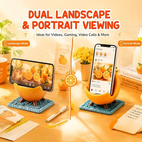 Phone Stand Holder for Desk Decor, Funny Novelty Gifts for Fruit Lover in Saudi Arabia