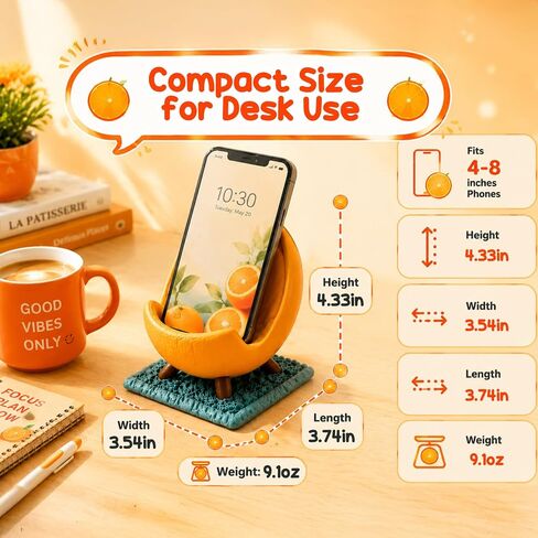 Phone Stand Holder for Desk Decor, Funny Novelty Gifts for Fruit Lover in Saudi Arabia