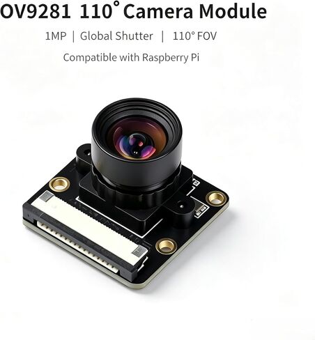 OV9281 Global Shutter Camera Module for Raspberry Pi 110° FOV in Kuwait
