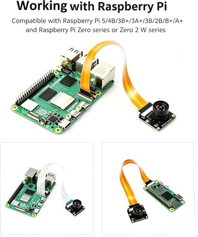 OV9281 Global Shutter Camera Module for Raspberry Pi 110° FOV in Kuwait