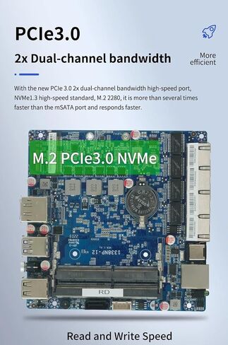 Fanless Mini PC J6412 with 2.5G LAN,USB3.0,SIM Card Slot,8G RAM 128G SSD in Saudi Arabia