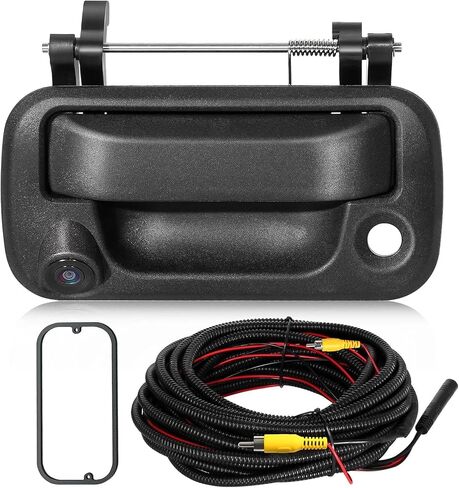 Rear Tailgate Handle Backup Camera Compatible with with 2005-2014 Ford F150, 2008-2016 F250 F350 F450 F550 Super Duty, 2007-2010 Explorer, 170° Viewing Angle, Replace# 8L3Z9943400AC in Saudi Arabia