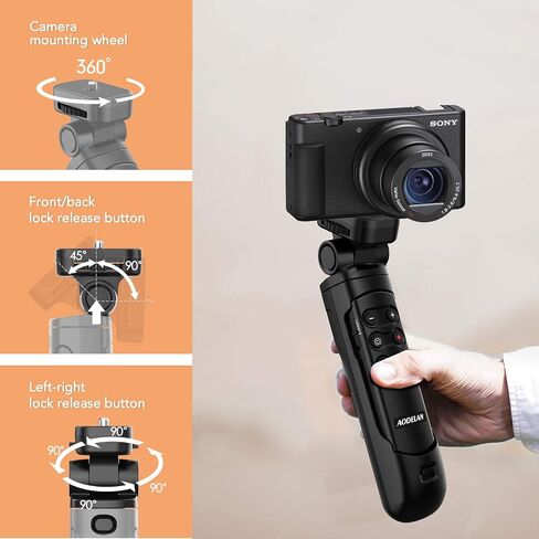 AODELAN Mini Shooting Grip and Tripod with Wireless Remote Shutter in Saudi Arabia