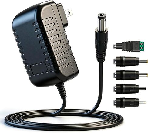 6V DC Power Supply, 6Volt 2A AC Power Adapter with 5 DC Plug, 5.5mm x 2.5mm in Saudi Arabia