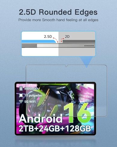 2-Pack Screen Protector for VekfulPC T50 Tablet 11 inch, 9H Hardness Tempered Glass for VekfulPC T50 Tablet Anti-Scratch,Bubble Free, HD Clarity in Saudi Arabia
