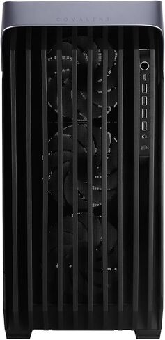 InWin Covalent Full Tower Case, AI Workstation & Gaming Case, MB up to EEB, 8 PCI-E Slots, GPU Support to 480mm, 4 Fans Pre-Installed (Up to 13 Fans), Radiator Up to 420mm, Solid Side Panel in Kuwait