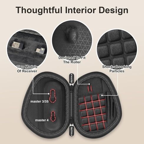 PAIYULE Hard Mouse Case for Logitech MX Master 4/3S/3 Black in Saudi Arabia