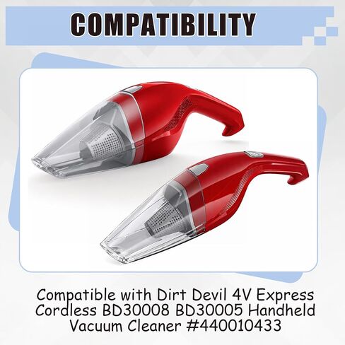 440010433 Power Cord for Dirt Devil 4V Vacuum Power Supply Compatible with Dirt Devil 4V BD30008 BD30005 Express Cordless Handheld Vacuum Cleaner in Saudi Arabia
