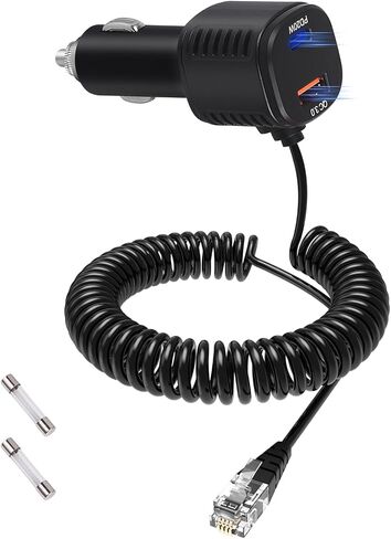 for Uniden LRDACRJ1148 Radar Detector Coiled Cord for R8w R8 R7 R4w R4&More in Saudi Arabia