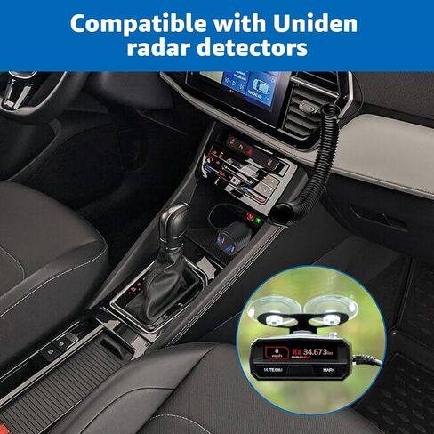 for Uniden LRDACRJ1148 Radar Detector Coiled Cord for R8w R8 R7 R4w R4&More in Saudi Arabia
