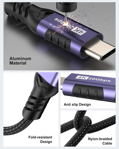 USB C Extension Cable 10ft, USBC 3.2 Male to Female Extension Cable in Saudi Arabia