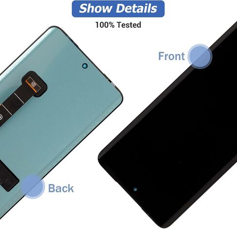 New LCD Touch Screen Digitizer Assembly Compatible with Moto Edge 40 Neo （(Edge 40 /Edge 2023/Edge 2024） [6.55 inch] with Repair Tools- in Kuwait