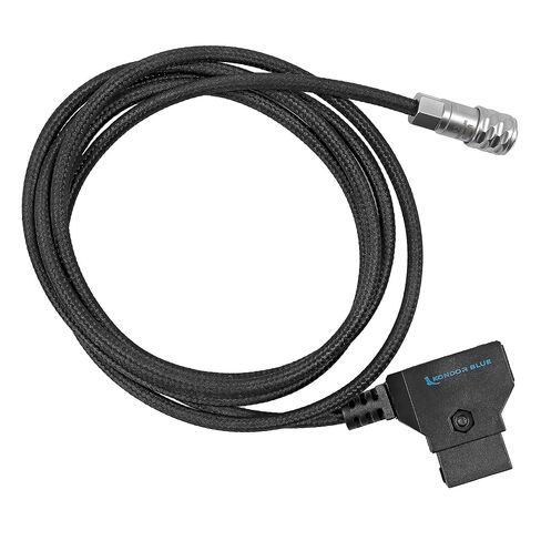 KONDOR BLUE | 48" D-Tap/P-Tap to 2-Pin Weipu Style Braided Power Supply Cable | Compatible with Many DC Plug Battery Options Including BMPCC 4K/6K | Black in Saudi Arabia