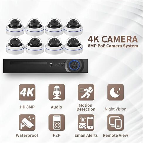 8MP 4K Ultra HD IP Camera Motion in Saudi Arabia