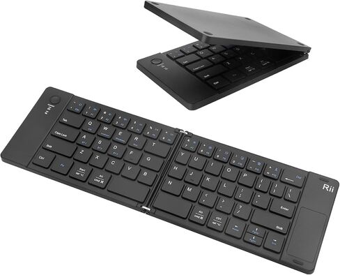 Rii RK808 Foldable Bluetooth Keyboard with Touchpad in Saudi Arabia