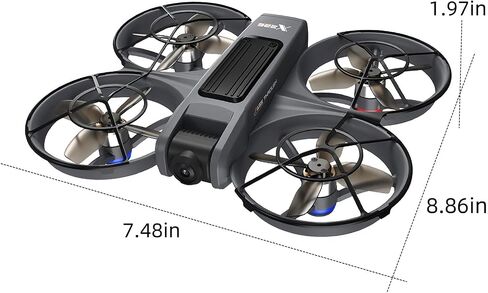 VR FPV Drone with HD Camera for Adults and Beginners, High-Performance Brushless Motor RC Quadcopter with VR Goggles Kit and Remote Controller, Optical Flow Positioning for Stable Hover, Full Propeller Guard Collision-Resistant Structure, Easy to Fly Outd in Saudi Arabia