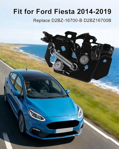 D2BZ-16700-B Hood Latch Lock Assembly Fit for Ford Fiesta 2014-2019 in Saudi Arabia