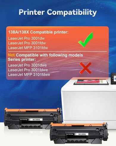 خرطوشة حبر 138A بديلة لخرطوشة الحبر HP 138A 138 A 138X in Kuwait