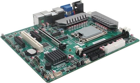Industrial Motherboard B760 LGA1700 Processor(Core 12-14th Celeron/Pentium),M-ATX Computer Motherboards Support 4SATA3.0 MSATA M.2 NVME,5 * LAN (4i226-V+1 * i219V),2*DDR4 max 64GB,PCIE x 16 in Kuwait