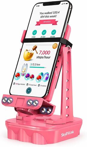 Step Simulator – Phone Swing Rocker, Compatible with Pedometer, Silent Version – Ideal for Egg Hatching, Step Counting – Auto Swing Step Accessory, Mechanical Watch Charging (Black USB Power) in Kuwait