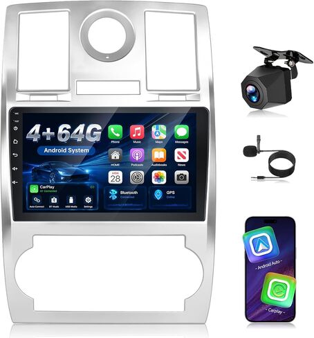 [4G+64G] Volxcereo Car Radio for Chrysler 300 300C 2005-2010 in Saudi Arabia