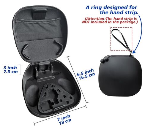 Plauduct Carrying Case for DualSense Edge Controller for PS5 Video Game Console, Hard Shell Travel Storage Bag for DSE Controller & Accessories (Black) Video Game Console in Kuwait