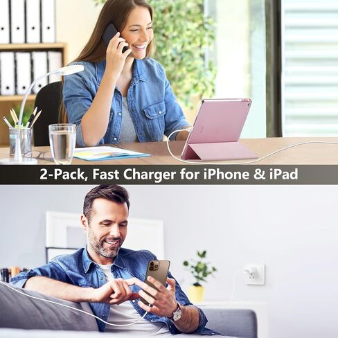 Phone 17 16 15 Pro Max Charger Fast Charging, 10 FT Long USB C Cable Cord with 40W Type C Fast Phone Charging Block for Phone 17/17 Pro/17 Pro max/Air, Phone 16 15 Pro Max Plus, iPad,White in Kuwait
