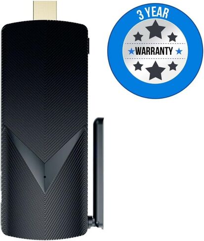 AZULLE Access Pro Fanless Mini PC Stick, Intel N100, 4GB RAM, 64GB eMMC, Windows 10 IoT, WiFi, Bluetooth, Gigabit Ethernet, HDMI, USB-C, Fanless (128, GB) in Saudi Arabia