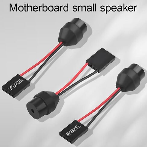 PC Motherboard Internal Speaker, Desktop Computer Case Buzzer for BIOS Post Self-Test Alarm, 2-Pin Mini Plug Speaker with 6.5cm Cable (Injection-Molded Design)(Pack of 3) in Kuwait