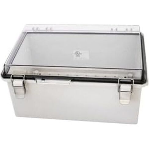 #US 1PC PTQ-11064-C Box-Lid Enclosure, Fiberglass, Clear Cover, in Saudi Arabia