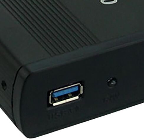 USB 3.0 إلى خارجي 3.5 بوصة HDD Case Dock SSD Box، أسود in Kuwait