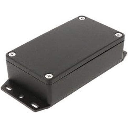#US 1PC 1550Z106FBK Black Watertight Flanged Diecast Enclosure in Saudi Arabia