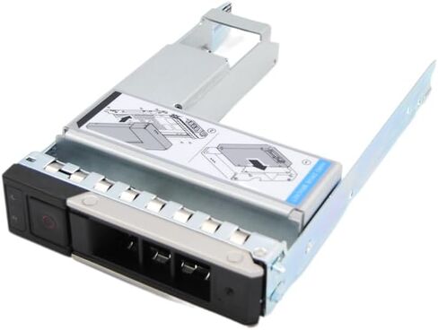 6Pcs 3.5"Drive Tray Caddy with 2.5"HDD Adapter Compatible for Dell PowerEdg in Kuwait