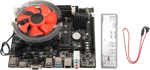Hidyliu B75 Motherboard Set, i5 3470 CPU 8GB DDR3 RAM Motherboard CPU Combo with Cooling Fan, for Desktop Computer PC in Saudi Arabia