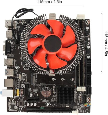 Hidyliu B75 Motherboard Set, i5 3470 CPU 8GB DDR3 RAM Motherboard CPU Combo with Cooling Fan, for Desktop Computer PC in Saudi Arabia