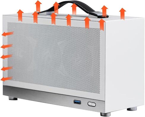 ITX Case PC Computer Case Aluminum Alloy Suitcase in Kuwait