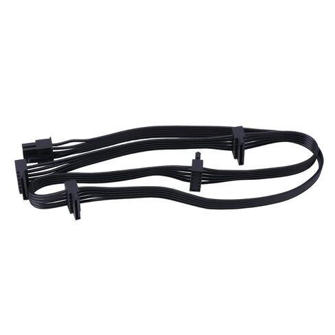6Pin to 4 Hard Drive HDDs Power Cable for RM550x RM650x RM750x RM850x RM1000x Modular Power Supply Cord Port Multiplier in Saudi Arabia