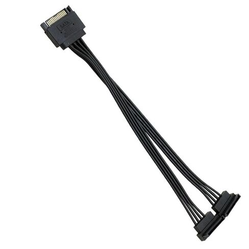 Conductivity 15pin Power Extension Cable Double Port Design for Hard Drive Disk Connection Case Power Splitter in Saudi Arabia