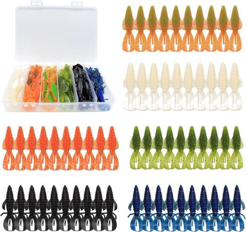 Soft Fishing Lures Floating Worm Baits Lifelike Slow Sinking Design Bass in Saudi Arabia