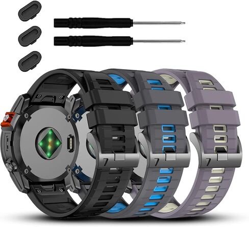 20mm Quickfit Sport Silicone Band for Garmin Fenix 9 43mm/8 43mm/7S/6S/5S in Saudi Arabia