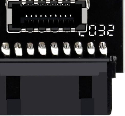 USB 3.0 Type C Adapter Mainboard Internal Header Adapter 24Pin Type to Type C Female Right Angle 90 Degree Extension Connector Suitable for in Saudi Arabia