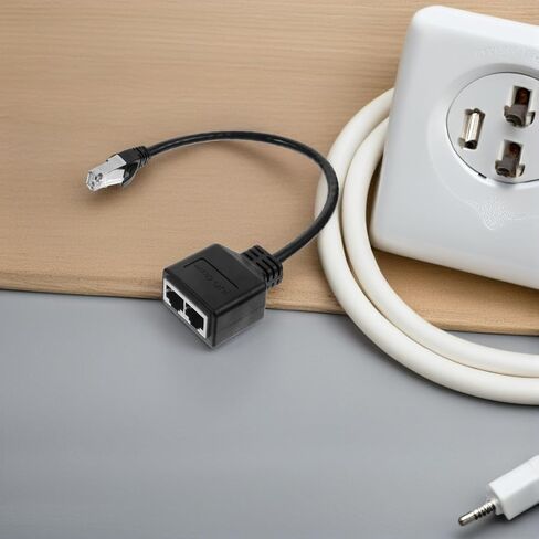 Homoyoyo Rj45 Ethernet Splitter Adapter 2pcs for Dual Device Connections in Saudi Arabia