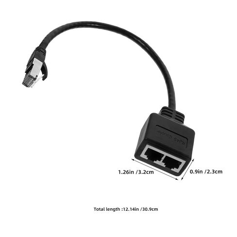 Homoyoyo Rj45 Ethernet Splitter Adapter 2pcs for Dual Device Connections in Saudi Arabia