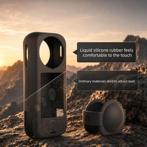 Silicone Cases Lens Covers and Lanyard Accessories for Insta360 X4 Air Camera in Kuwait