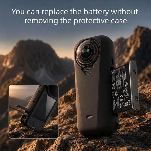 Silicone Cases Lens Covers and Lanyard Accessories for Insta360 X4 Air Camera in Kuwait
