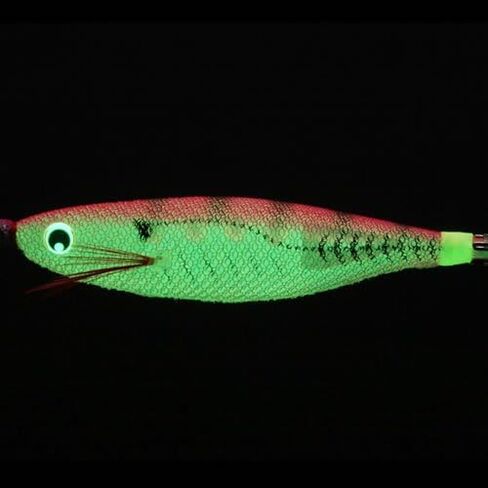 Yo-Zuri Squid Ultra Bait Aurora Sinking Jig, Luminous Pink, 3-3/4-Inch in Saudi Arabia