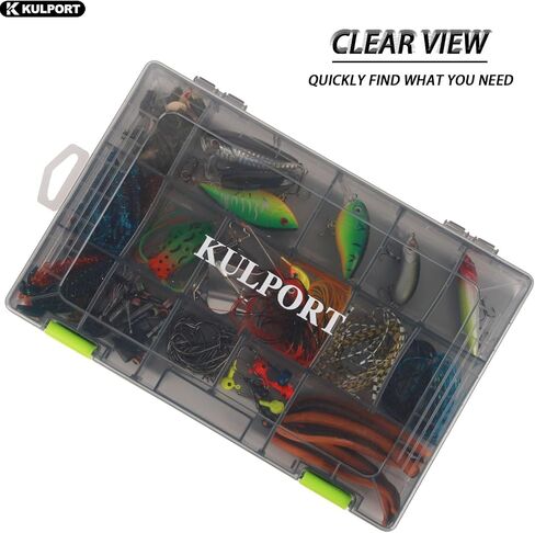 Tackle Boxes Plastic Storage Organizer Box with Removable Dividers,3600 Tackle Tray,Lure Box and Terminal Tackle Storage,4 Packs Tackle Trays-Grey in Saudi Arabia