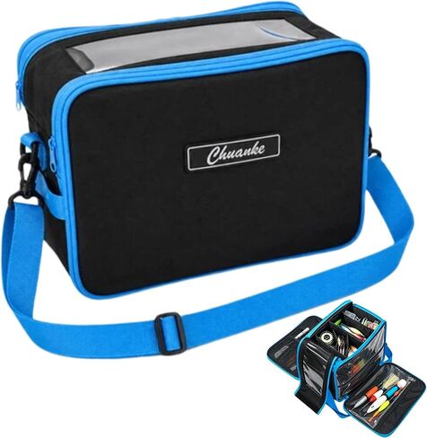 Soft Plastic Bait Storage, Fishing Bait Bag with Top Clear Window in Saudi Arabia