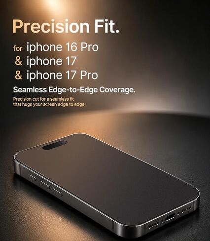 EZ-GLAZ-3-Pack Matte Screen Protector for iPhone 16 Pro/17/17 Pro in Saudi Arabia