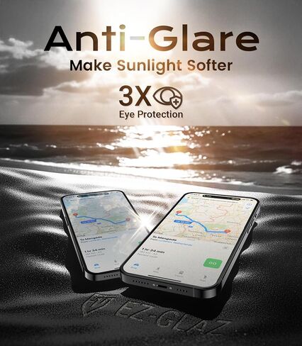 EZ-GLAZ-3-Pack Matte Screen Protector for iPhone 16 Pro/17/17 Pro in Saudi Arabia